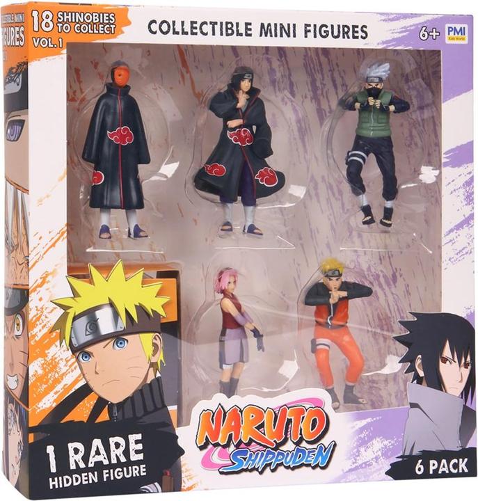 Actual product image Pmi Kids World Naruto Shippuden Figures - 6 Pack Deluxe Edition Ver. A