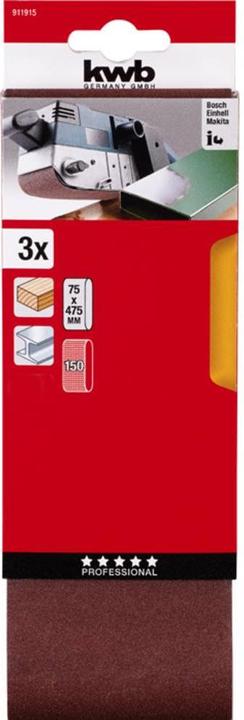 Actual product image kwb Sanding belt (K150)
