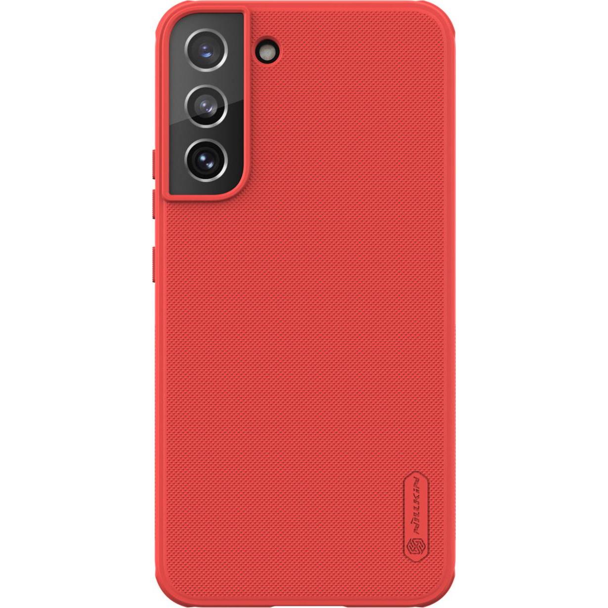 Nillkin Super Frosted Shield Pro Series Hülle (Samsung Galaxy S22+), Smartphone Hülle, Rot