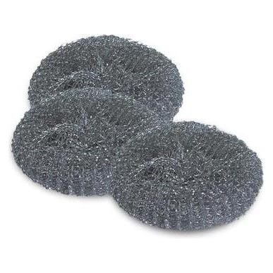 York Kristall Edelstahl-Mesh-Schrubber, Schoonmaakgerei, Zilver