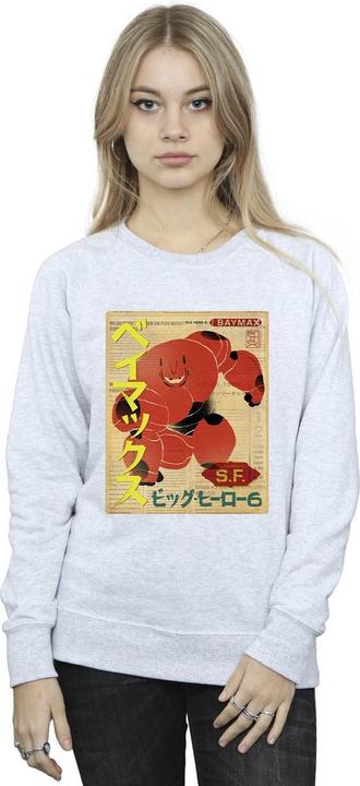 Produktbild Disney Big Hero 6 Baymax Baymax Newspaper Sweatshirt (S)