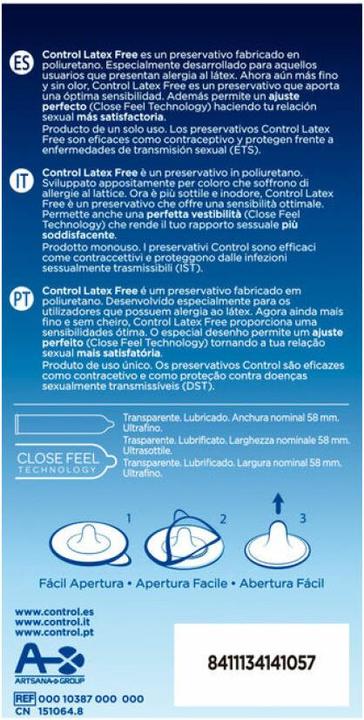 Immagine prodotto Control Latex Free" 5 preservativi senza lattice - assolutamente inodore e ipoallergenico (5 pz.)