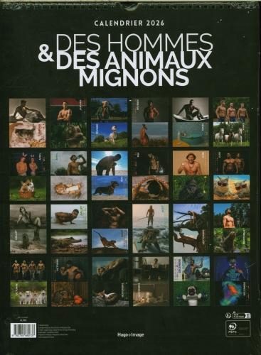 Image du produit Des hommes & des animaux mignons : calendrier 2026