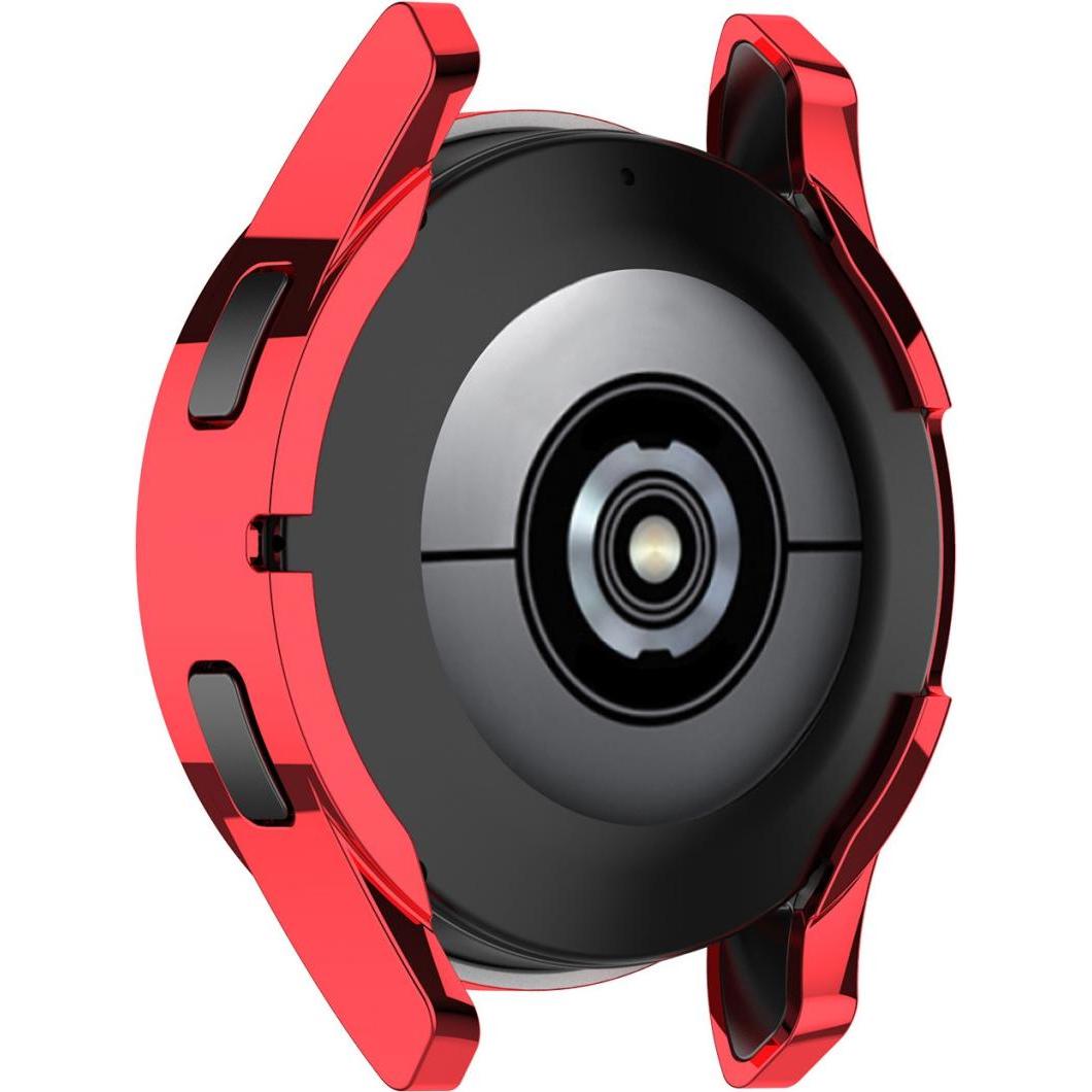 Thumbnail - Cover-Discount Galaxy Watch 4 44mm - Gummi Schutz Case rot, Smartwatch Zubehör, Rot