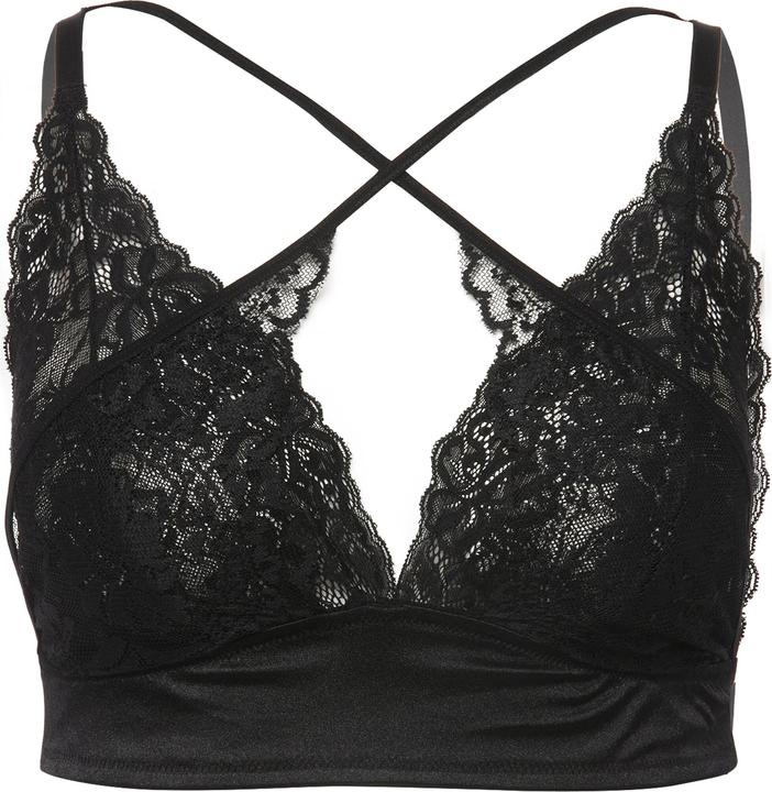 Image du produit Ulla Popken Bralette avec dentelle et broderie, sans armatures (48 B, 46 B)