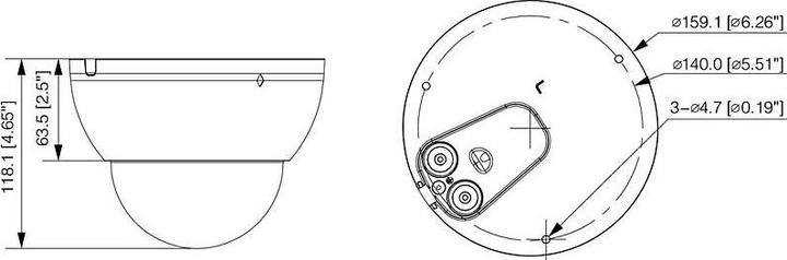 Produktbild Dahua IPC-HDBW5842EP-ZE-S3 IP-Kamera 4K T/N IR PoE (3840 x 2160 Pixels)