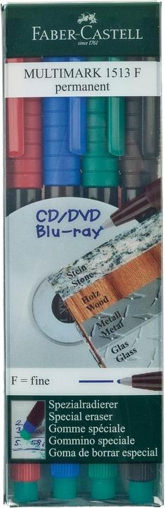Actual product image Faber-Castell Multimark (Multicoloured, 0.60 mm, 4 x)