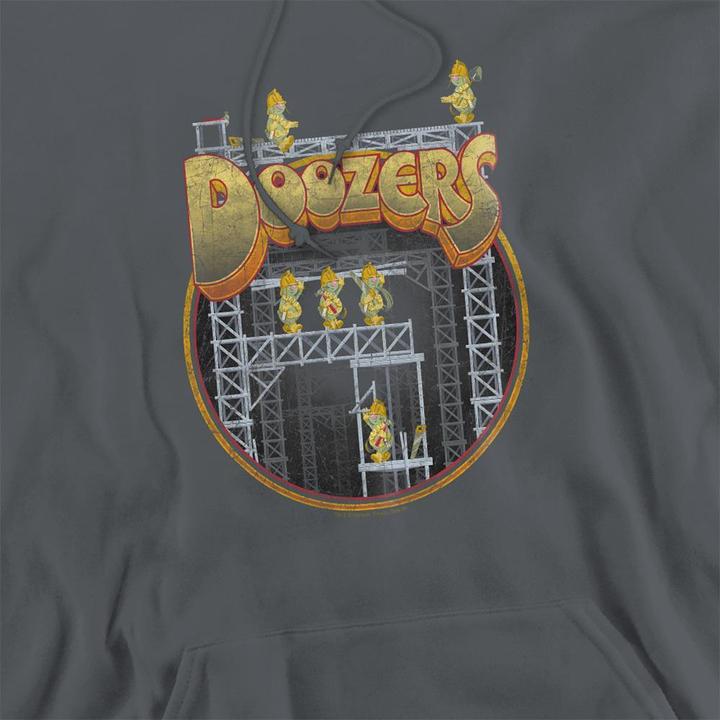 Produktbild Fraggle Rock Doozers Construction Kapuzenpullover meliert (M)