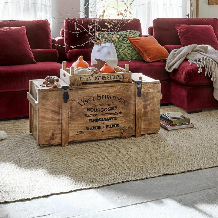 Produktbild Loberon Truhe Eskeny braun (100 cm, 1x)