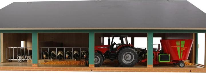 Image du produit Sombo Cubicle Bois stable avec unité de traite 1:33