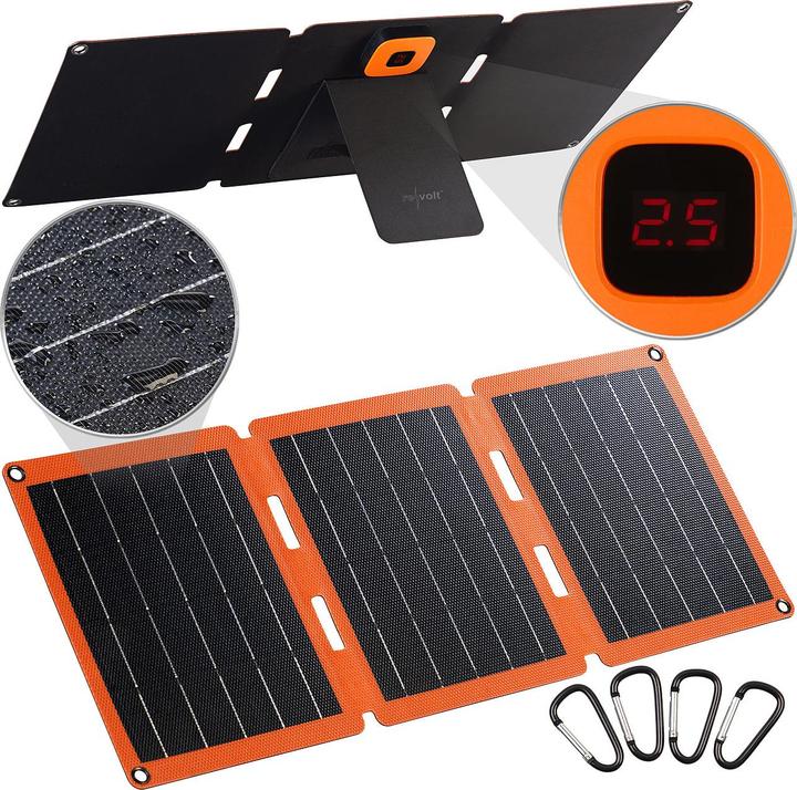 Revolt Solar backpack (21 W, 0.73 kg)