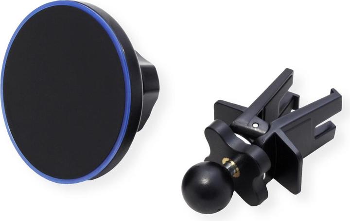 Produktbild Roline Kfz-Magnet-Smartphone-Halter und Induktionsladegerät (15W)