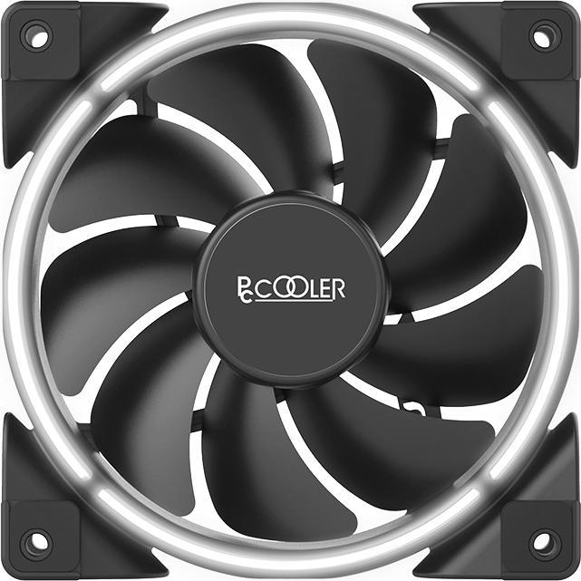 Actual product image Pccooler CORONA with white lighting (120 mm, 1x)