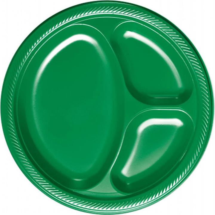 Immagine prodotto Amscan Piatto diviso in plastica da 20 pezzi (20 x)