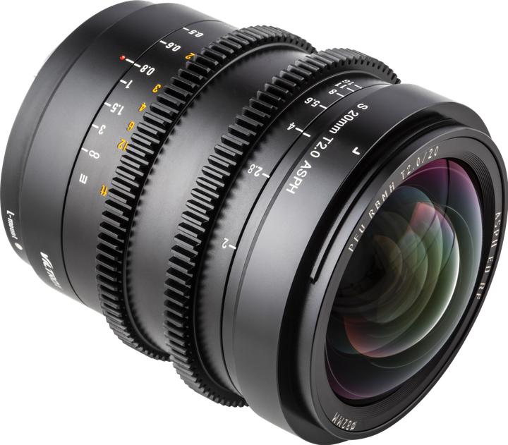 Actual product image Viltrox L-20mm T2.0 S Full Frame. Manual focus cine lens for Panasonic L mount, 20mm/T2.0 (L-Mount, full size)