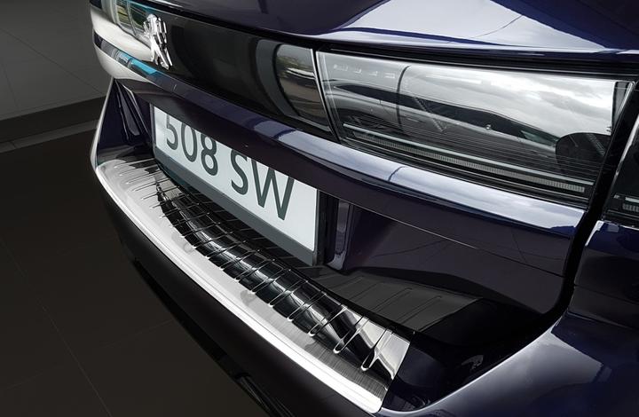 Produktbild Avisa Edelstahl Ladekantenschutz für Peugeot 508 SW (Kombi) ab 2019 bis heute (Heck)