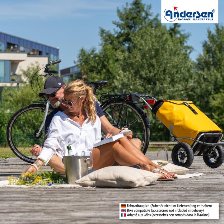 Image du produit Andersen Royal Shopper Ortlieb Chariot à provisions 65 cm avec roues gonflables