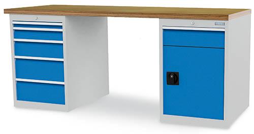 Actual product image Bedrunka & hirth Row workbench (200 cm, 75 cm)
