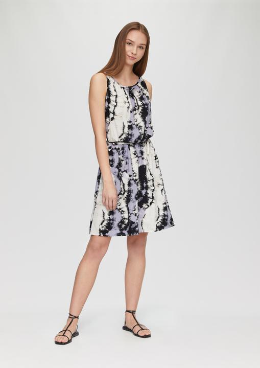 Image du produit s.Oliver Kleid Viskose-Kleid mit Cut-out und Bindeband (32)