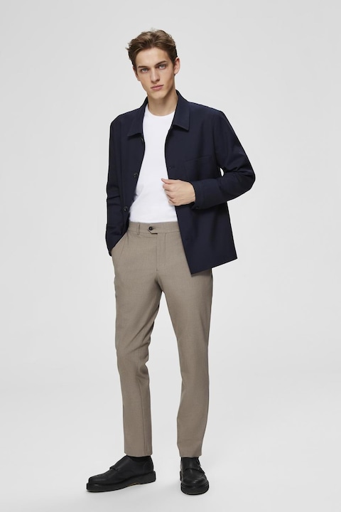 Actual product image Selected Homme Slim Fit Flex Fit Trousers (W33/L32)