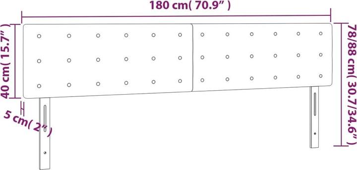 Immagine prodotto vidaXL Kendrick (180 x 5 x 88 cm)