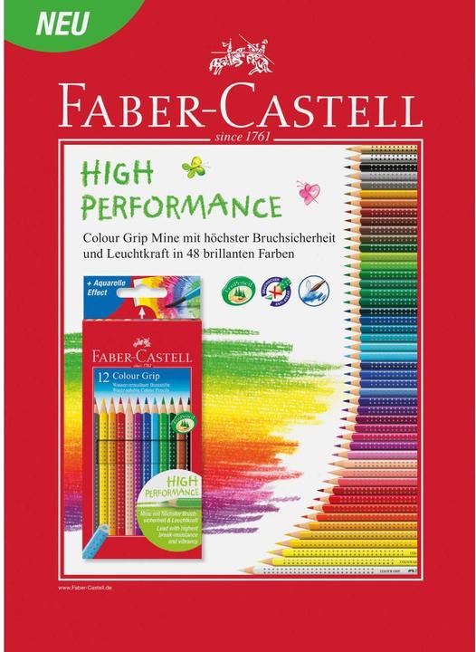 Image du produit Faber-Castell poignée de couleur (Multicolore, 36 x)