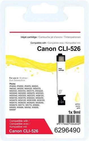 Immagine prodotto Office Depot Cartuccia d'inchiostro compatibile Canon CLI-526Y Giallo (Y)