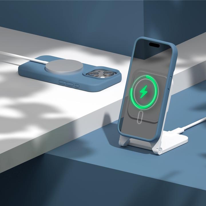 Produktbild Etteri Silicone Mag case for iPhone 14 6,1" dark blue (Apple iPhone 14)