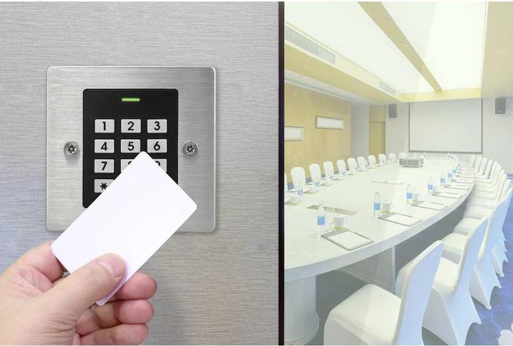 Actual product image Sygonix SY-6097866 Code keypad with RFID flush-mounted 12 V/DC, 18 V/DC IP66 (Electronic numerical code, Key card)