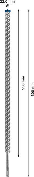 Image du produit Bosch Professional Zubehör Foret marteau Expert SDS plus-7X, 22 x 950 x 1000 mm (4-22 millimètres)