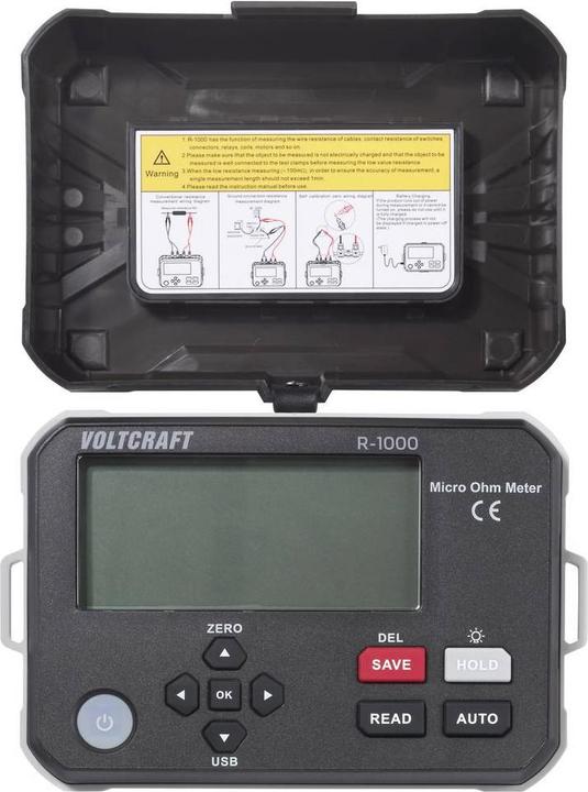 Actual product image Voltcraft R-1000 Mikroohmmeter