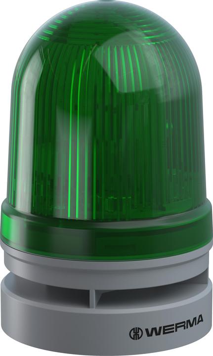 Produktbild Werma Signaltechnik Signalleuchte Midi TwinFLASH Combi 115-230VAC GN 461.220.60 Grün 230 V/AC 110 d