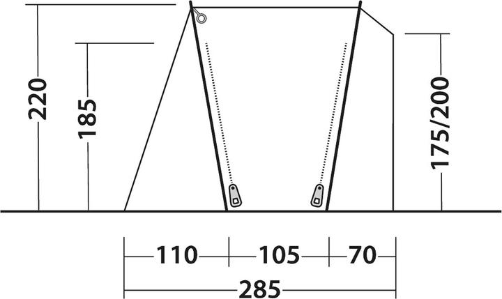 Produktbild Outwell Desert Van (10.10 kg)
