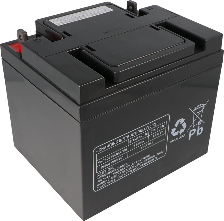 Actual product image Multipower MP45-12 Battery with M6 screw connection, 12 Volt 45 Ah (12 V, 45 Ah)