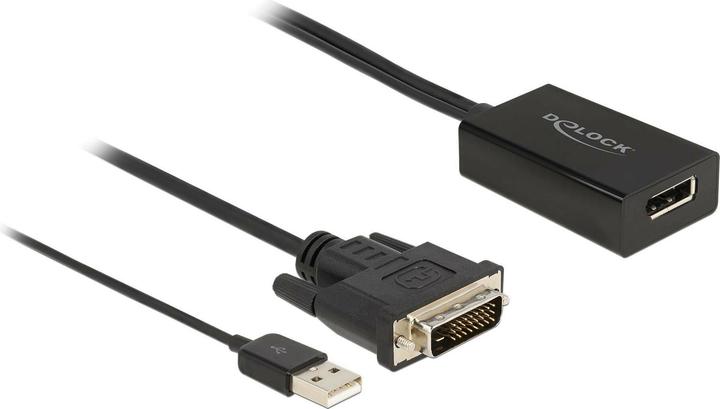 Produktbild Delock Adapter DVI-D - DisplayPort (DVI, 50 cm)