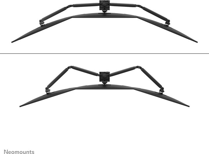 Actual product image Neomounts Dis Public Mount DS60-600BL3 Black (Ground, 27", 9 kg)