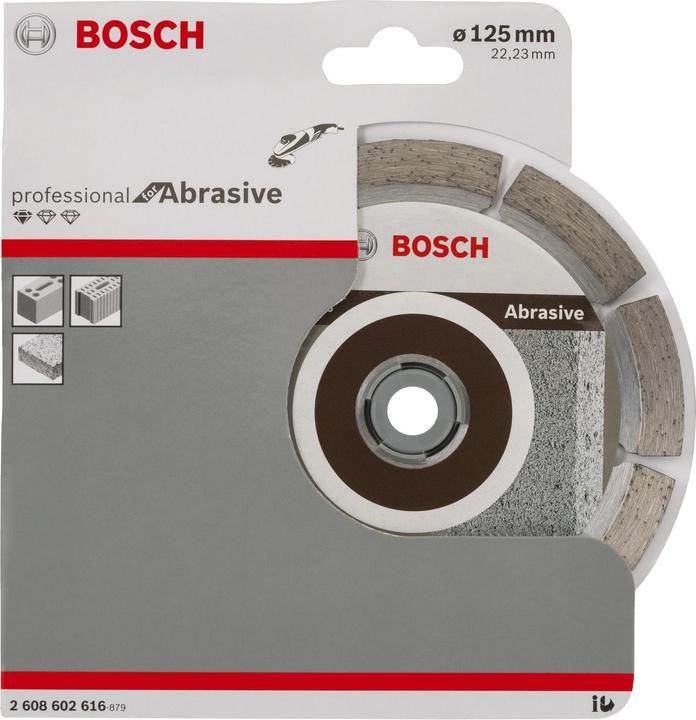 Produktbild Bosch Professional Zubehör Diamanttrennscheibe Standard for Abrasive, 125 x 22,23 x 6 x 7 mm