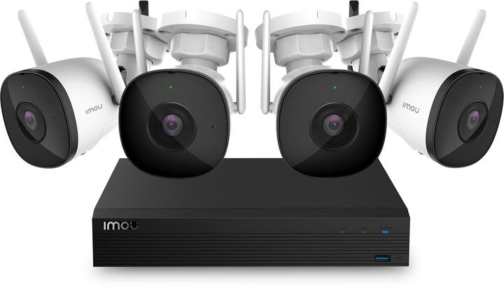 Actual product image Imou 4 Bullet WLAN cameras and 1 TB NVR Lite Kit (3840 x 2160 pixels)