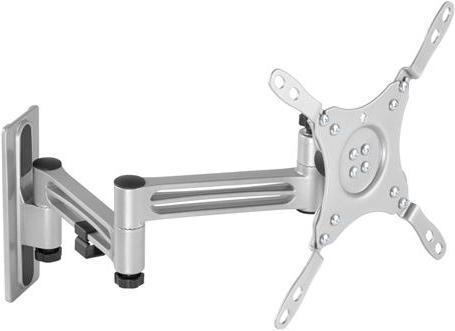 Productafbeelding Deltaco ARM-0267 monitorsteun / standaard (43") Schroeven Zilver (Muur, 43", 15 kg)