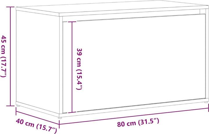 Produktbild VidaXL Stauraumbank (40 cm)