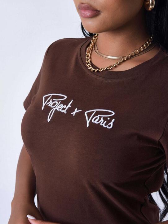 Produktbild Project X Paris t-shirt mit ogostickerei basic (L)