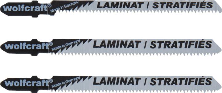 Produktbild wolfcraft 1 Stichsägeblätter-Set 3-tlg. T-Schaft