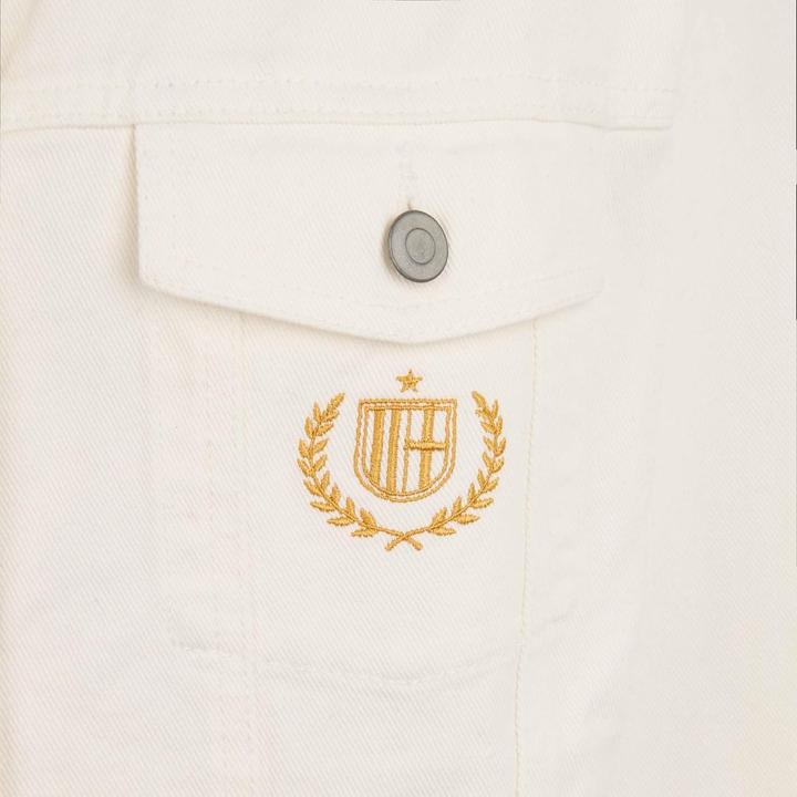 Actual product image A.C. Milan Milan Embroidered Denim Jacket (S)
