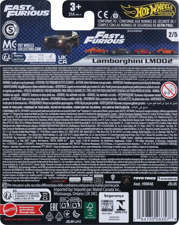 Productafbeelding Hot Wheels lamborghini LM002