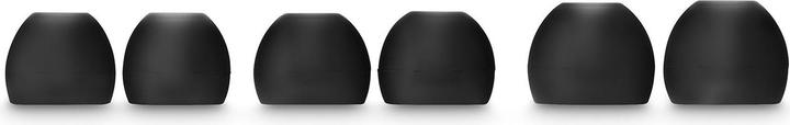 Hama Silikon-Ersatzohrpolster, Grösse S - L, 6 Stück, Schwarz