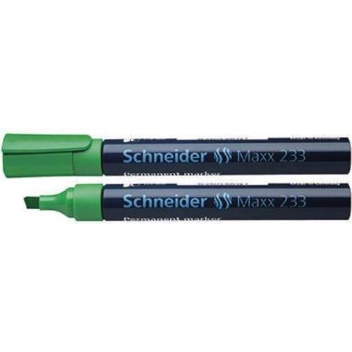 Schneider, Marker, Permanentmarker Maxx 233 Strichstärke: 1-5 mm Schreibfarbe: grün (Grün, 5 mm, 1 x)