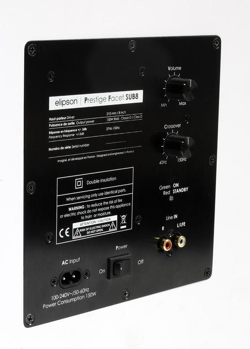 Produktbild Elipson Prestige Facet SUB8 (1 Stk., 150 W)