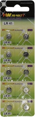 Produktbild HW Knopfzellbatterien LR41 (10 Stk., LR41)