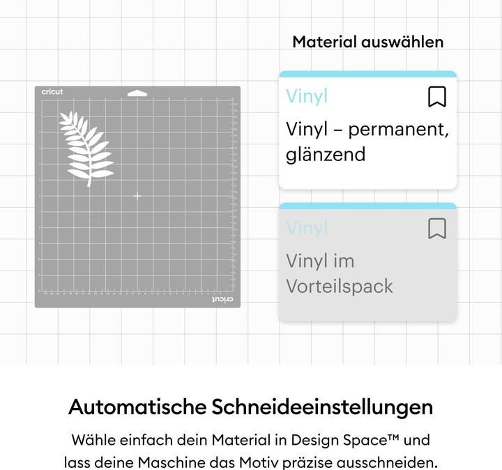 Actual product image Cricut Vinylfolie Permanent 30.5 x 122 cm, 1 Stück (1 x)