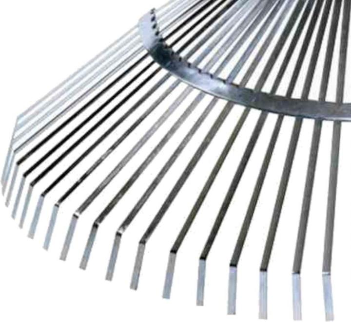 Actual product image Freund Victoria Fan broom, 68154, made of steel in silver, working width: 41 cm, without handle, handle holder: